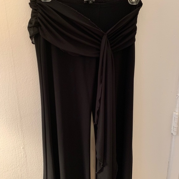 MANDEE Wide Leg Pant w/ Belt | Sz S - Picture 3 of 4